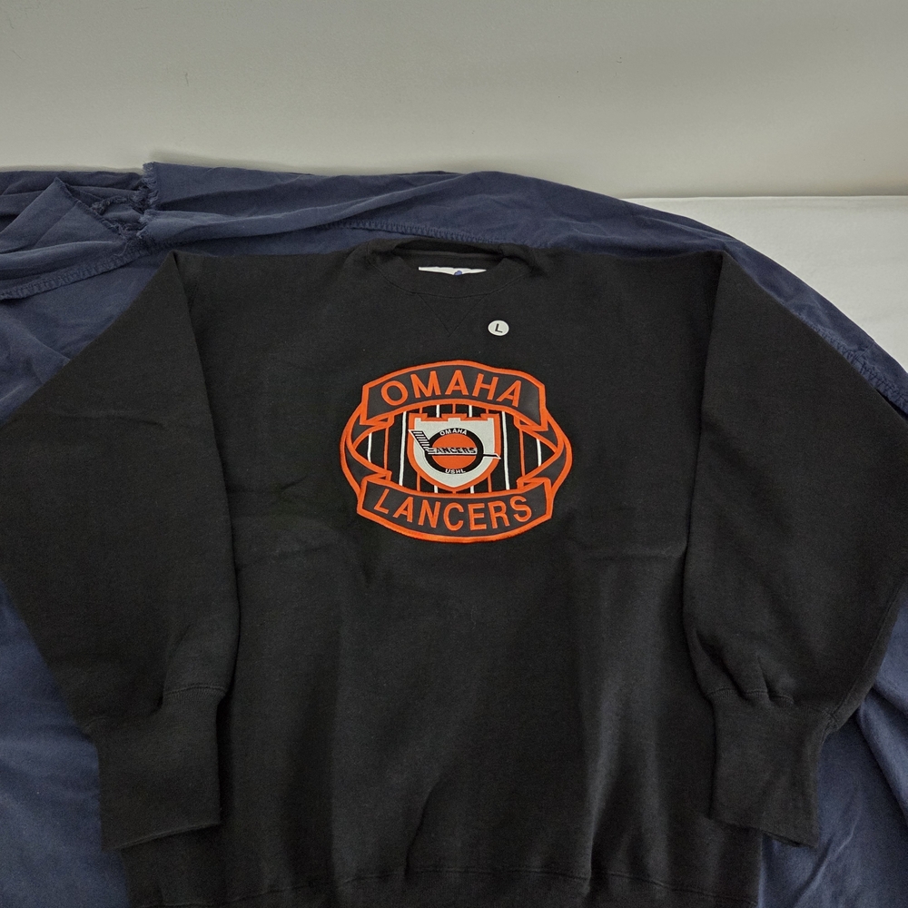 Vintage Omaha Lancers USHL Crewneck Sweatshirt